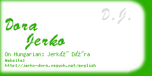 dora jerko business card